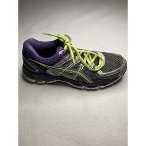 ASICS Gel Kayano 21 Women's Size US 6.5 Running Walking Shoes Gray/Purple T4H7N